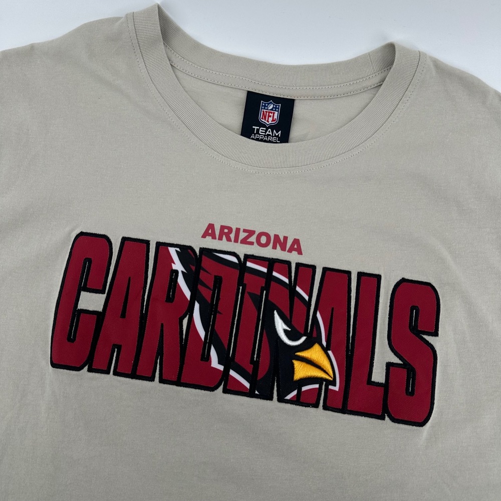 Arizona Cardinals T-Shirt Mens XL Tan NFL Draft 2023 SS Tee New Era‎ Embroidered